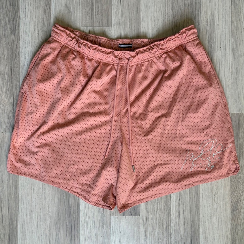 Nike Air Jordan Flight Collection Mesh Basketball Shorts Salmon Pink Mens 3XL